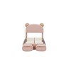 Twin Size Upholstered Platform Bed with Cartoon Bear Ears Shaped Headboard - 4 of 4