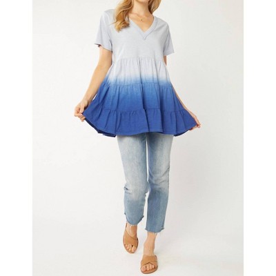 Women's Ombre Tiered Top - entro