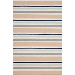 Safavieh Kids Multi Stripe SFK916 Hand Tufted Indoor Rugs - Safavieh - 1 of 4