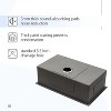 33in Gunmetal Black Kitchen Sink - 33inx 19inx 10in Undermount Singel Bowl Kitchen basin 16 Gauge Stainless Steel with 10 Inch Deep - 4 of 4
