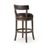Maven Lane Alexander Swivel Bar Stool with Faux Leather 31" - 4 of 4