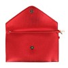 CTM Women's Glossy Metallic Envelope Wristlet Clutch Handbag - 4 of 4
