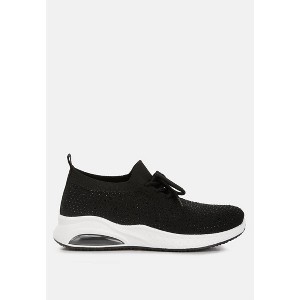 Elizha Stud Embellished Lace Up Sneakers Women - 1 of 4