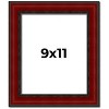 PosterPalooza | Photo Size Weathered Red Picture Frame - UV Acrylic, Foam Board Backing, Hanging Hardware - 2 of 4