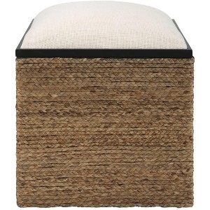Uttermost Island Light Beige Square Storage Accent Stool - 1 of 1