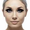 Smiffys Black Feather Eyelashes Adult Costume - 3 of 4