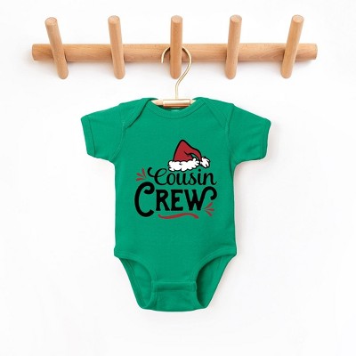 The Juniper Shop Cousin Crew Santa Hat Baby Bodysuit