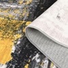 Modern Abstract Area Rugs, Machine Washable Stain Resistant Floor Carpet - 3 of 4
