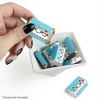Big Dot of Happiness Holly Jolly Penguin - Mini Candy Bar Wrapper Stickers - Holiday and Christmas Party Small Favors - 40 Count - 2 of 4