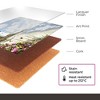 Pimpernel Rays of Hope Collection Placemats, Set of 4, Heat Resistant Mats, Cork-Backed Board, Measures 15.7 in x 11.7 in - 4 of 4