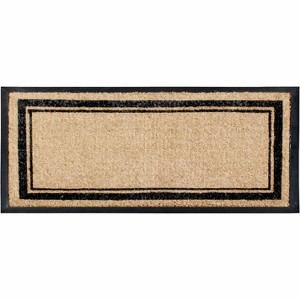 A1HC Natural Coir & Rubber Door Mat, 30"x60", Thick, Durable, Heavy Duty, Anti-Shed, Fade-Resistant, Outdoor Entrance Large Doormat - 1 of 4