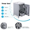 ALEXOUN 20.3" Bathroom Vanity with Ceramic Sink,Storage Cabinet with Soft-Close Door and Drawer & Removable Divider,Finish for Small Bathrooms - 4 of 4