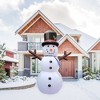 Northlight Lighted Inflatable Snowman Outdoor Commerical Christmas Decoration - 20' - 2 of 4