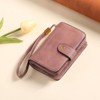 FATMOON Small Wallet for Women,RFID Blocking PU Leather Wristlet Purse Large Capacity Bifold Wallet with ID Window for Travel,Shopping - 2 of 4