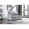 NicBex Upholstered Loveseat Sofa Modern 3 In 1 Convertible Sleeper Sofa Bed with Side Pockets and 2 Pillows for Living Room,Apartment - 2 of 4