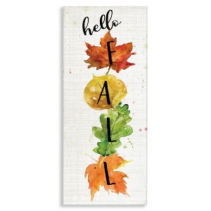 Stupell Industries Hello Fall Autumn Greeting, 20" x 48" - 1 of 4