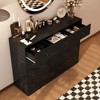 Famapy Glamorous Black Dresser : Your Ideal Removable Structure Storage Option - 3 of 4