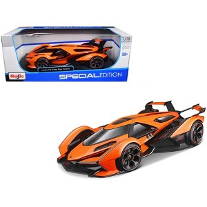 Lamborghini V12 Vision Gran Turismo Orange Metallic "Special Edition" 1/18 Diecast Model Car by Maisto - 1 of 3