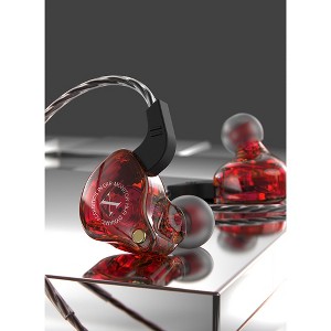 Wired Headset,In-ear Monitor Headphones,Hifi Subwoofer Mobile Phone Music Earbuds For Sports Running - 1 of 4