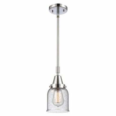 Bell - 1 Light Stem Hung Mini Pendant In Industrial Style-11.13 Inches Tall and 5 Inches Wide