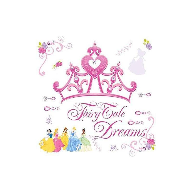 Disney Princess Princess Crown Peel and Stick Giant Kids&#39; Wall Decal - RoomMates, 5 of 7