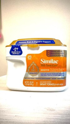 Similac 360 Total Care Sensitive Non gmo Powder Infant Formula 20.1oz Target