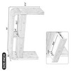 PAGED Retro Console Table with 2 Large Drawers,52 inch Entryway Table for Living Room,Hallway - 3 of 4