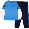 Minecraft Little Boys Creeper 2-Piece Long Sleeve T-Shirt & Jogger Pants Jersey Set - Blue, 7 - 4 of 4
