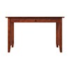 AFI Mission Wood Writing Desk with Drawers and USB Walnut: Modern Style, Scratch-Resistant, No Tools Assembly - 3 of 4