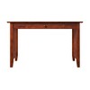 AFI Mission Wood Writing Desk with Drawers and USB Walnut: Modern Style, Scratch-Resistant, No Tools Assembly - image 3 of 4