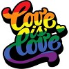Adult Design By HumansLove Is Love Pride Lettering By Belugastore Tank Top - 2 of 2