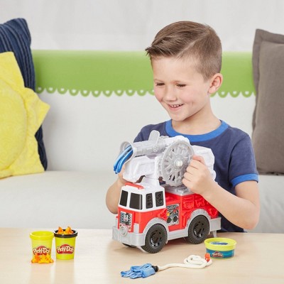 play doh wheels fire truck