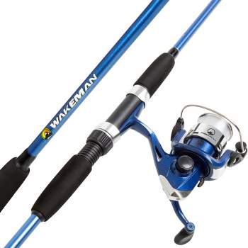 Fishing Rod And Reel Combo, Spinning Reel, Fishing Gear For Bass And Trout  Fishing, Great For Kids, Pink - Swarm Series By Wakeman : Target