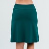 Calypsa Women's Chlorine Resistant High Waisted Knee Length Swim Skirt With Attached Bike Shorts - 3 of 4