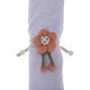 Unique Bargains Cartoon Flower Curtain Tie Cloth Cotton Rope 2 Pcs - 4 of 4