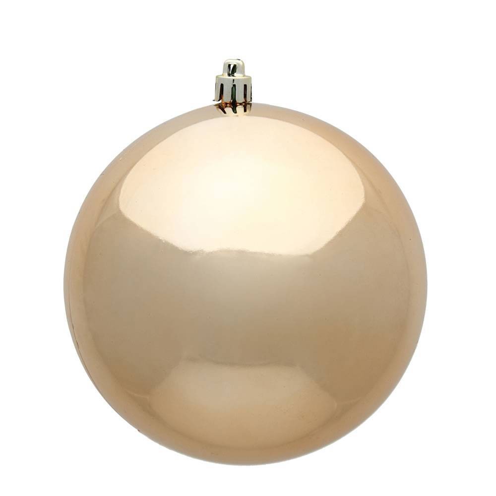 Photos - Other interior and decor Vickerman 2.4"/24ct Shiny Ball Ornament UV Coated Café Latte 