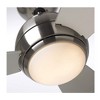 Luminance Kathy Ireland Home Curva 52" LED Indoor Ceiling Fan, 6-Speed Remote Control, Brushed Steel - 4 of 4