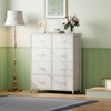 Tall 8-Drawer Fabric Dresser, Storage Tower with Fabric Bins, Double Chest of Drawers Organizer, - 2 of 4