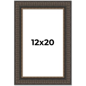 PosterPalooza | Museum Brown Picture Frame - UV Acrylic, Foam Board Backing, Hanging Hardware - 1 of 4