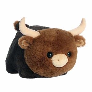 Aurora Medium Layton Longhorn Cow Spudsters Adorable Stuffed Animal Brown 10.5" - 1 of 4
