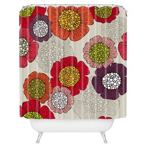Valentina Ramos Selene Shower Curtain - Deny Designs: Botanical Pattern, Microfiber, Machine Washable - 1 of 4