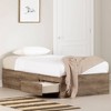 Arlen Mates Kids' Bed with 3 Drawers Weathered Oak - South Shore: Twin Platform Frame, Kids Bedroom Furniture - 4 of 4