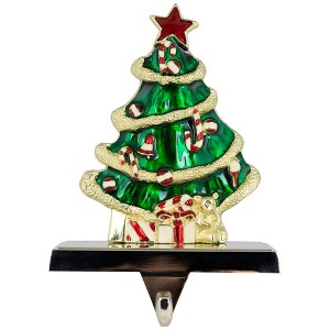 Northlight Decorated Christmas Tree Metal Stocking Holder - 6" - 1 of 4