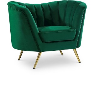 Meridian Furniture,Margo Velvet Chair - 1 of 4