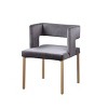 Brassex Set of 2 Anthony Dining Chairs Gray - 3 of 4