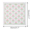 INSPIRE CHIC Women's Floral Printed Cotton Blended Small Square Neck Scarves 1Pc - 3 of 4