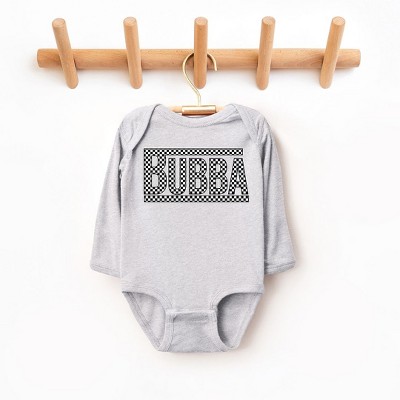 The Juniper Shop Bubba Checkered Baby Long Sleeve Bodysuit