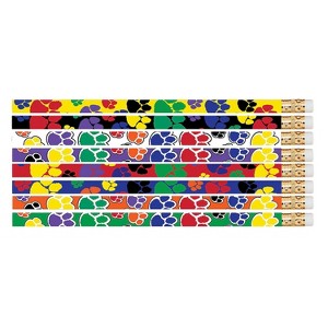 Musgrave Pencil Company Musgrave Paw Power Motivational Pencils Pack of 144 (MUS2477G) - 1 of 1
