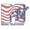 Men's MTV American Flag Curvy Logo T-Shirt - 2 of 4