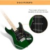 GLARRY Full Size Electric Guitar for Music Lover Beginner with 20W Amp and Accessories Pack Guitar Bag,Green - 2 of 4